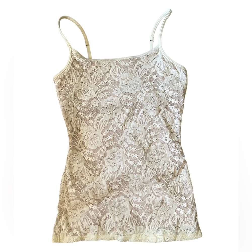 Express White Lace Best Loved Bra Cami Size S